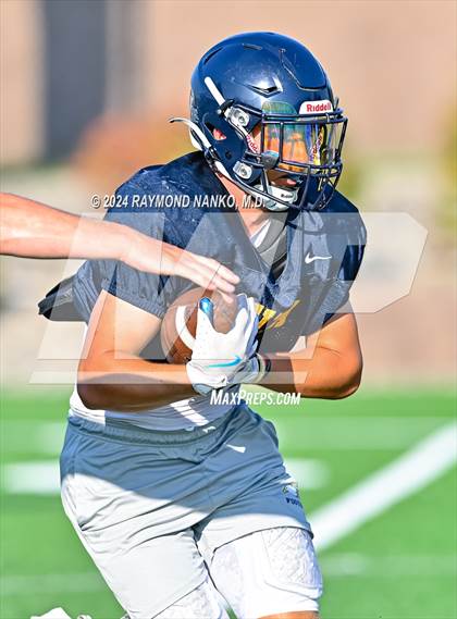 Thumbnail 3 in Mississinewa vs Delta (Grant County Scrimmage)  photogallery.