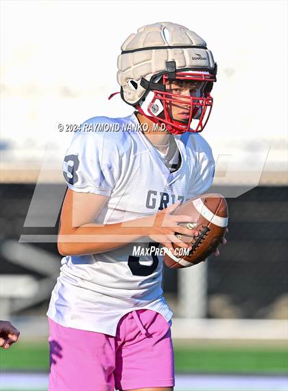 Thumbnail 3 in Mississinewa vs Delta (Grant County Scrimmage)  photogallery.