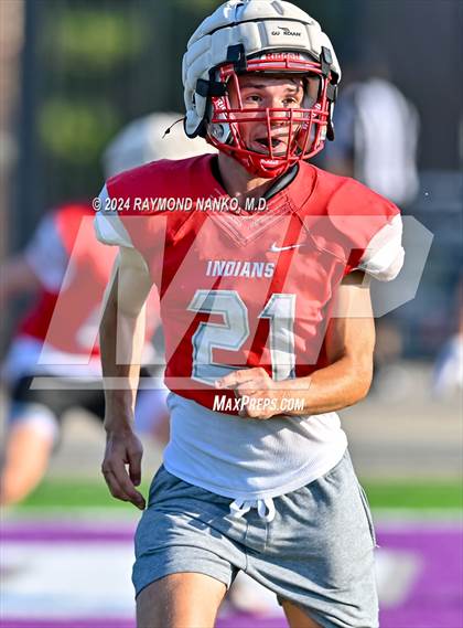 Thumbnail 1 in Mississinewa vs Delta (Grant County Scrimmage)  photogallery.