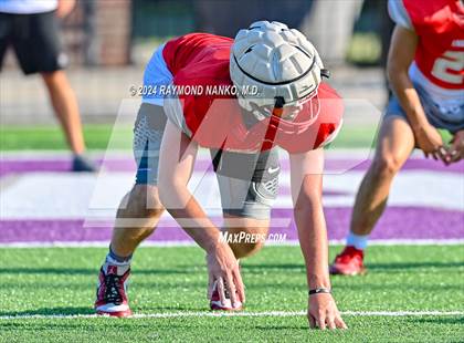 Thumbnail 2 in Mississinewa vs Delta (Grant County Scrimmage)  photogallery.