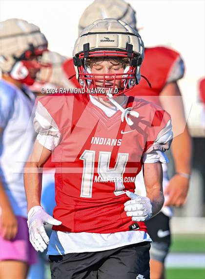 Thumbnail 2 in Mississinewa vs Delta (Grant County Scrimmage)  photogallery.