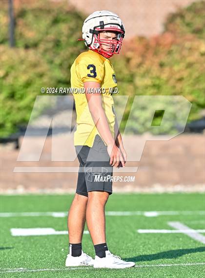 Thumbnail 2 in Mississinewa vs Delta (Grant County Scrimmage)  photogallery.