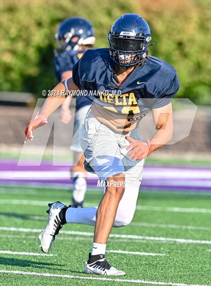Thumbnail 2 in Mississinewa vs Delta (Grant County Scrimmage)  photogallery.