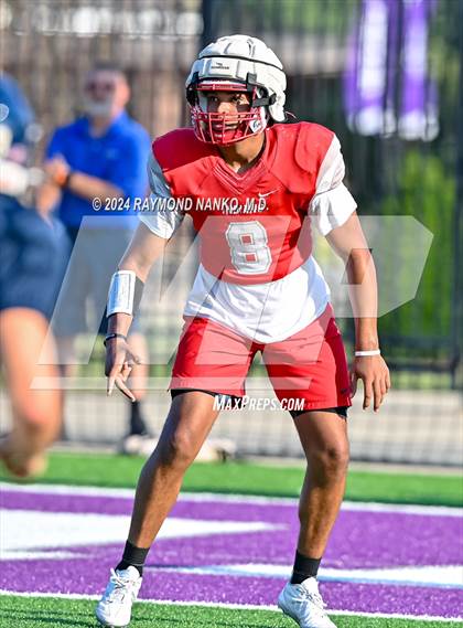 Thumbnail 2 in Mississinewa vs Delta (Grant County Scrimmage)  photogallery.