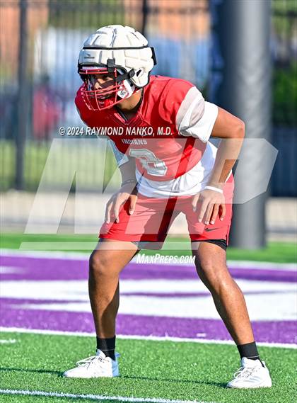 Thumbnail 2 in Mississinewa vs Delta (Grant County Scrimmage)  photogallery.