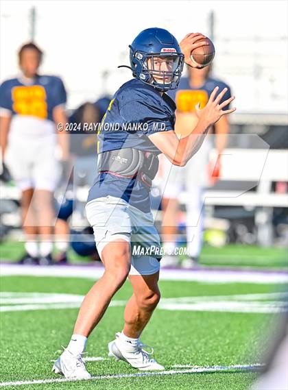Thumbnail 2 in Mississinewa vs Delta (Grant County Scrimmage)  photogallery.