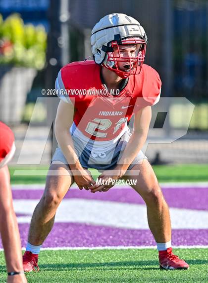 Thumbnail 1 in Mississinewa vs Delta (Grant County Scrimmage)  photogallery.
