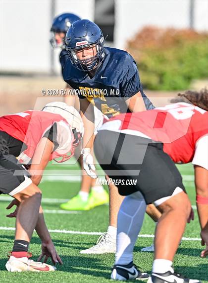 Thumbnail 2 in Mississinewa vs Delta (Grant County Scrimmage)  photogallery.