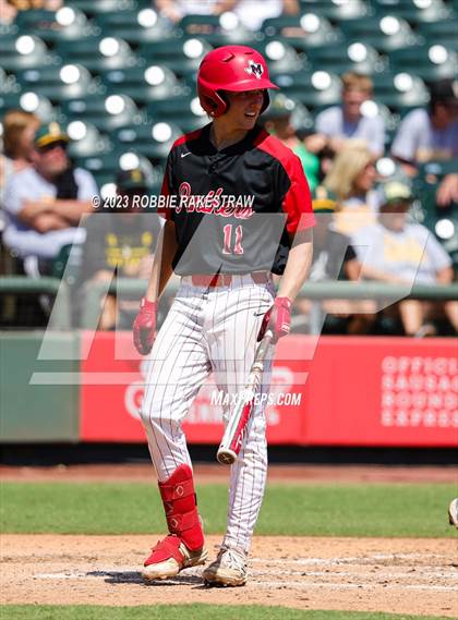 Thumbnail 2 in Boyd vs. Maypearl (UIL 3A Baseball State Semifinal) photogallery.