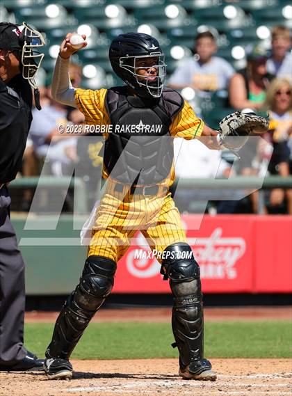 Thumbnail 3 in Boyd vs. Maypearl (UIL 3A Baseball State Semifinal) photogallery.