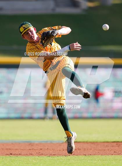 Thumbnail 2 in Boyd vs. Maypearl (UIL 3A Baseball State Semifinal) photogallery.