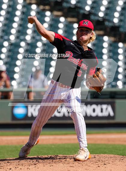 Thumbnail 3 in Boyd vs. Maypearl (UIL 3A Baseball State Semifinal) photogallery.