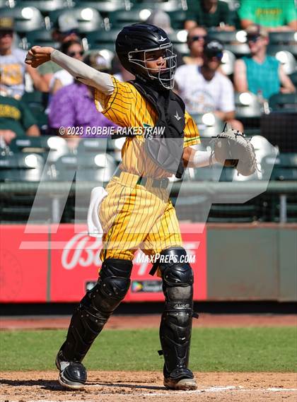 Thumbnail 1 in Boyd vs. Maypearl (UIL 3A Baseball State Semifinal) photogallery.