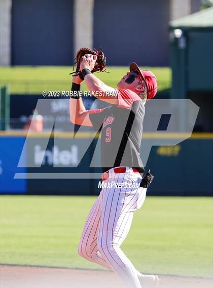 Thumbnail 2 in Boyd vs. Maypearl (UIL 3A Baseball State Semifinal) photogallery.