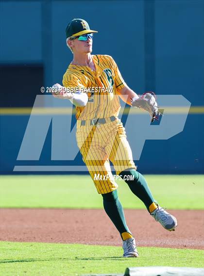 Thumbnail 1 in Boyd vs. Maypearl (UIL 3A Baseball State Semifinal) photogallery.