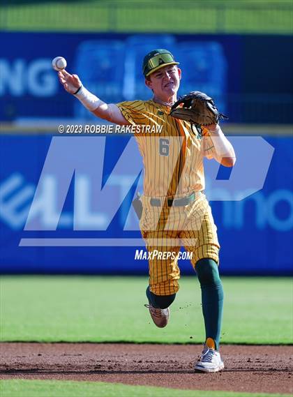 Thumbnail 3 in Boyd vs. Maypearl (UIL 3A Baseball State Semifinal) photogallery.