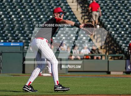 Thumbnail 2 in Boyd vs. Maypearl (UIL 3A Baseball State Semifinal) photogallery.