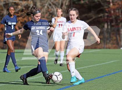 Thumbnail 2 in St. Bernard vs East Catholic (CIAC Class S Quarterfinal) photogallery.