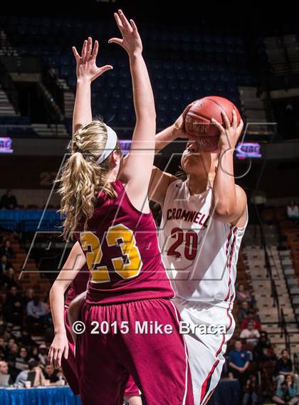 Thumbnail 2 in Cromwell vs. St. Joseph (CIAC Class M Final) photogallery.