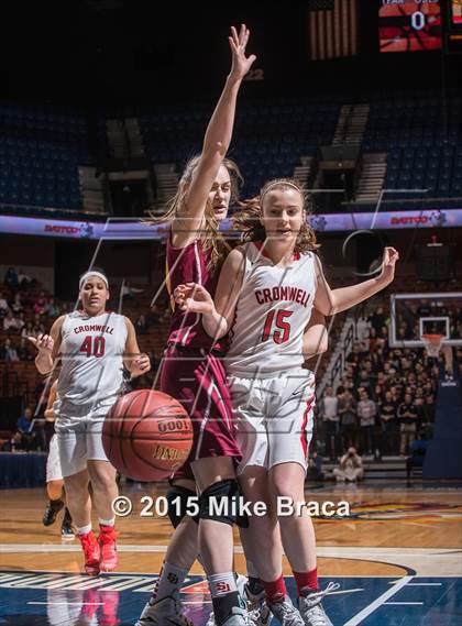Thumbnail 2 in Cromwell vs. St. Joseph (CIAC Class M Final) photogallery.
