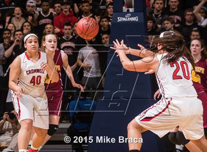Thumbnail 2 in Cromwell vs. St. Joseph (CIAC Class M Final) photogallery.