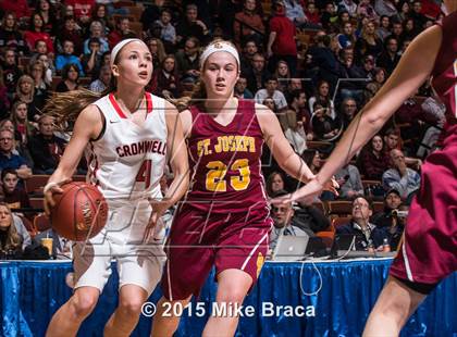 Thumbnail 2 in Cromwell vs. St. Joseph (CIAC Class M Final) photogallery.