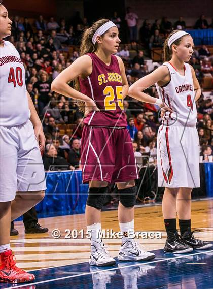 Thumbnail 3 in Cromwell vs. St. Joseph (CIAC Class M Final) photogallery.