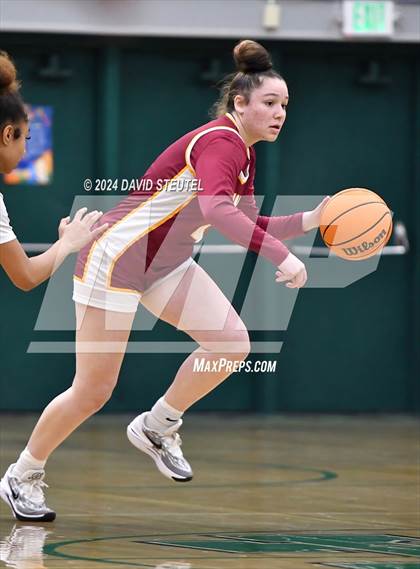 Thumbnail 2 in Cardinal Newman vs. Folsom (St. Mary's MLK Showcase) photogallery.
