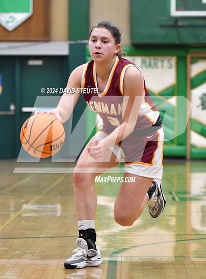 Thumbnail 1 in Cardinal Newman vs. Folsom (St. Mary's MLK Showcase) photogallery.
