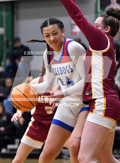 Thumbnail 1 in Cardinal Newman vs. Folsom (St. Mary's MLK Showcase) photogallery.