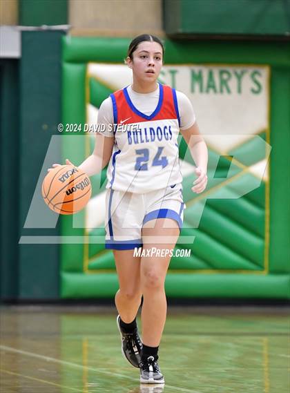 Thumbnail 3 in Cardinal Newman vs. Folsom (St. Mary's MLK Showcase) photogallery.