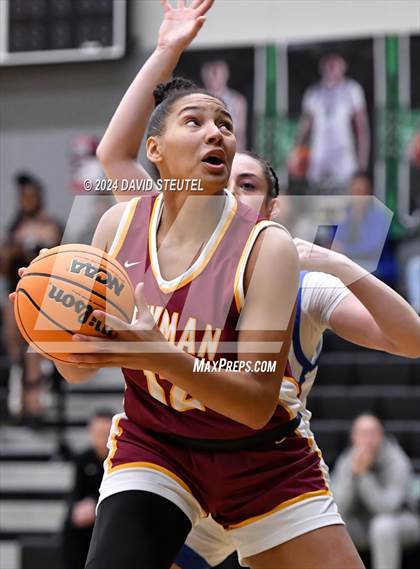 Thumbnail 1 in Cardinal Newman vs. Folsom (St. Mary's MLK Showcase) photogallery.