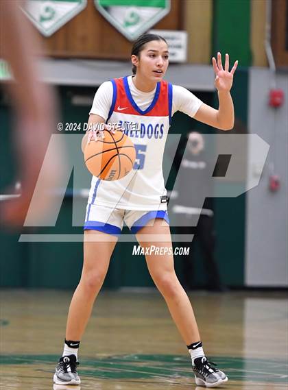 Thumbnail 1 in Cardinal Newman vs. Folsom (St. Mary's MLK Showcase) photogallery.