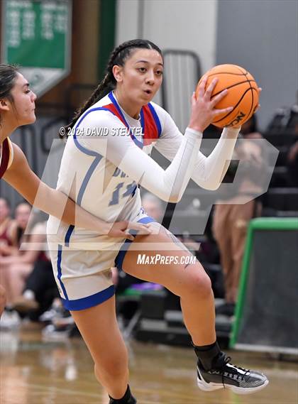 Thumbnail 3 in Cardinal Newman vs. Folsom (St. Mary's MLK Showcase) photogallery.