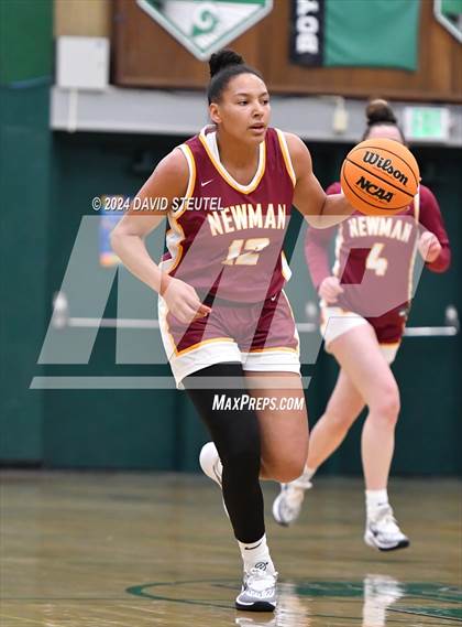Thumbnail 2 in Cardinal Newman vs. Folsom (St. Mary's MLK Showcase) photogallery.