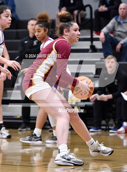 Thumbnail 1 in Cardinal Newman vs. Folsom (St. Mary's MLK Showcase) photogallery.