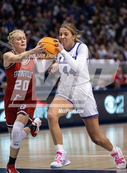 Thumbnail 3 in Lehi vs. Springville (UHSAA 5A Final) photogallery.