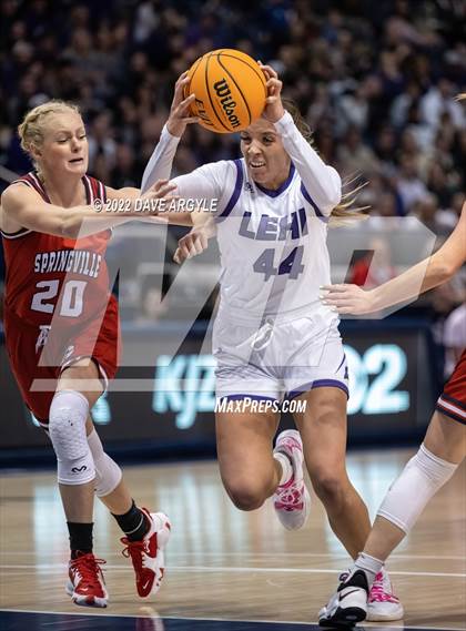 Thumbnail 2 in Lehi vs. Springville (UHSAA 5A Final) photogallery.