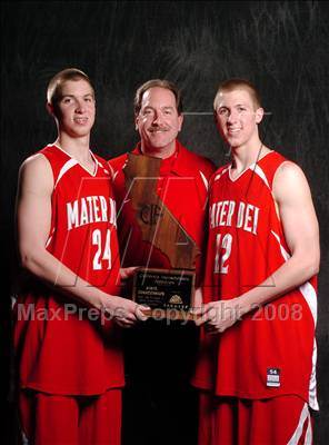 Thumbnail 3 in Mater Dei Award Photos (CIF State D2 Final) photogallery.