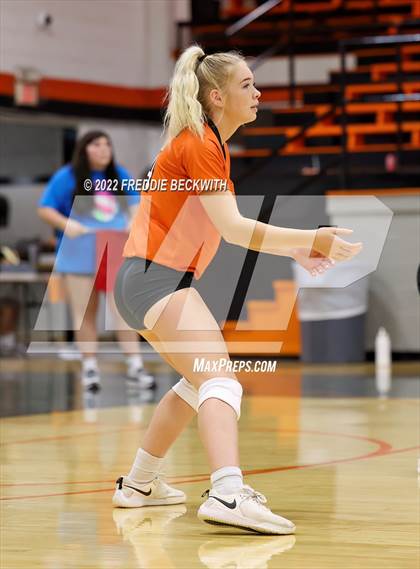 Thumbnail 3 in Petrolia vs. Jacksboro (Nocona Tournament) photogallery.
