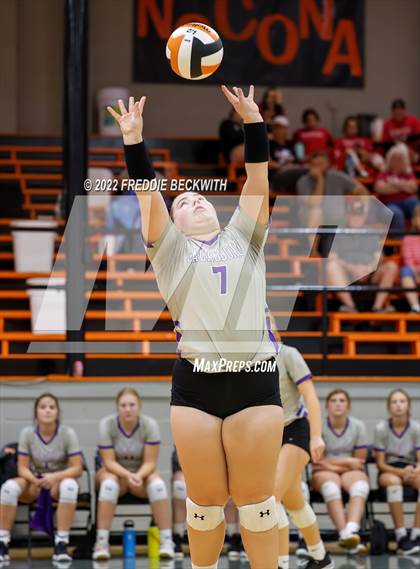 Thumbnail 2 in Petrolia vs. Jacksboro (Nocona Tournament) photogallery.