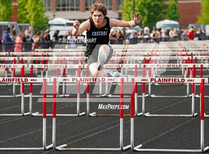 Thumbnail 1 in IHSAA Sectional #12 (Hurdles) photogallery.