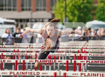 Thumbnail 2 in IHSAA Sectional #12 (Hurdles) photogallery.