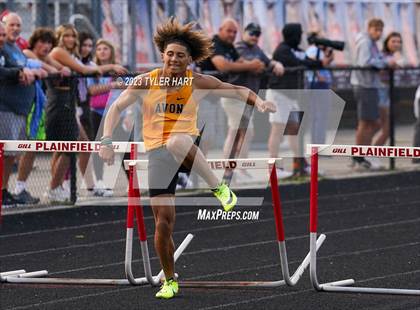 Thumbnail 3 in IHSAA Sectional #12 (Hurdles) photogallery.