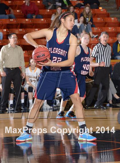 Thumbnail 3 in Pleasant Grove vs Oak Ridge (CIF SJS D1 Playoffs) photogallery.