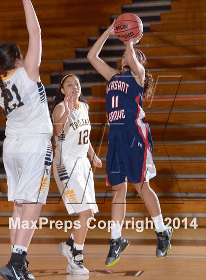 Thumbnail 3 in Pleasant Grove vs Oak Ridge (CIF SJS D1 Playoffs) photogallery.