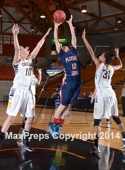 Thumbnail 1 in Pleasant Grove vs Oak Ridge (CIF SJS D1 Playoffs) photogallery.