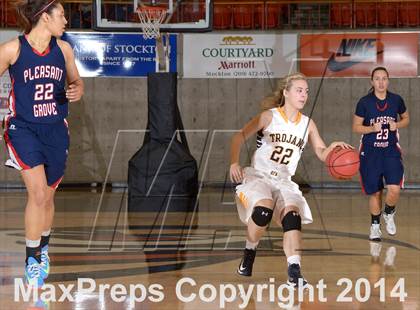 Thumbnail 1 in Pleasant Grove vs Oak Ridge (CIF SJS D1 Playoffs) photogallery.