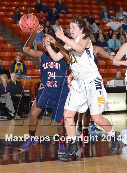 Thumbnail 1 in Pleasant Grove vs Oak Ridge (CIF SJS D1 Playoffs) photogallery.