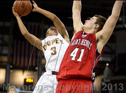 Thumbnail 2 in St. Henry vs Cooper (KHSAA Ninth Region) photogallery.